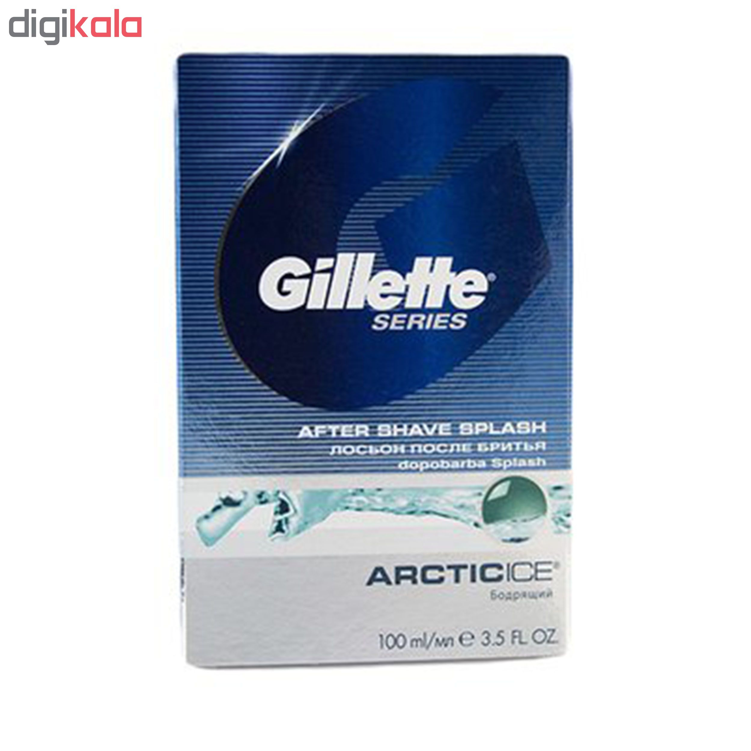 افتر شیو ژیلت مدل ArcticIce حجم 100 میلی لیتر