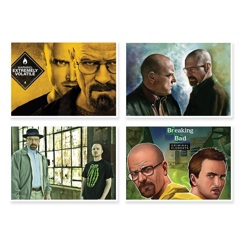 پوستر طرح Breaking Bad کد A-1262 مجموعه 4 عددی