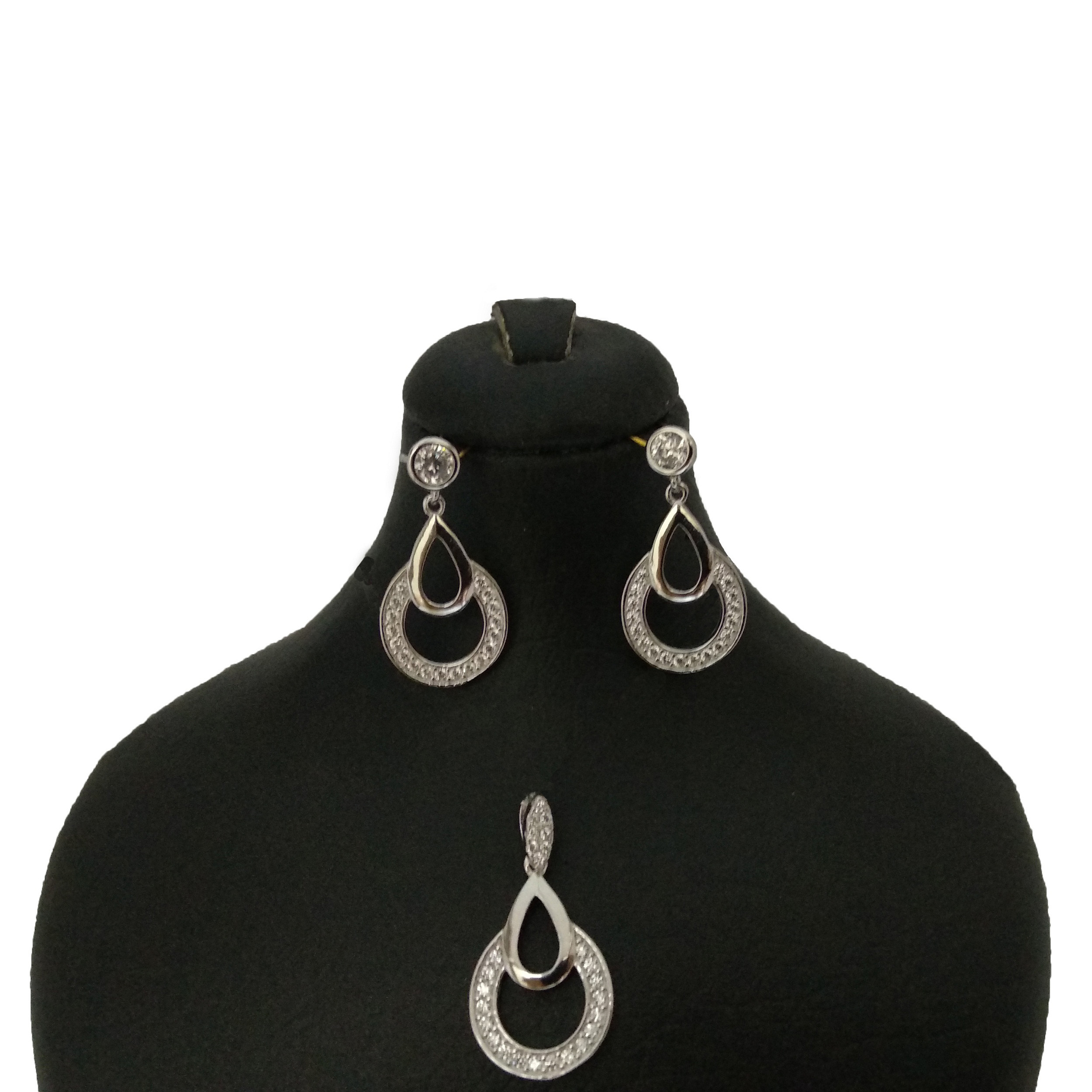 نیم ست نقره زنانه کد P226