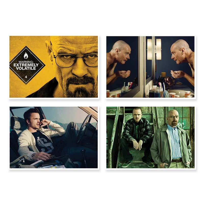 پوستر طرح Breaking Bad کد A-1267 مجموعه 4 عددی