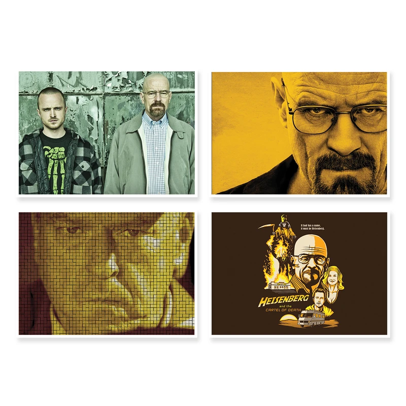 پوستر طرح Breaking Bad کد A-1269 مجموعه 4 عددی