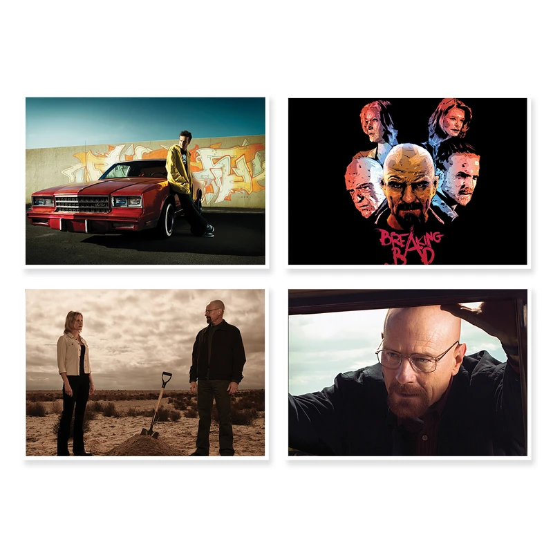 پوستر طرح Breaking Bad کد A-1270 مجموعه 4 عددی