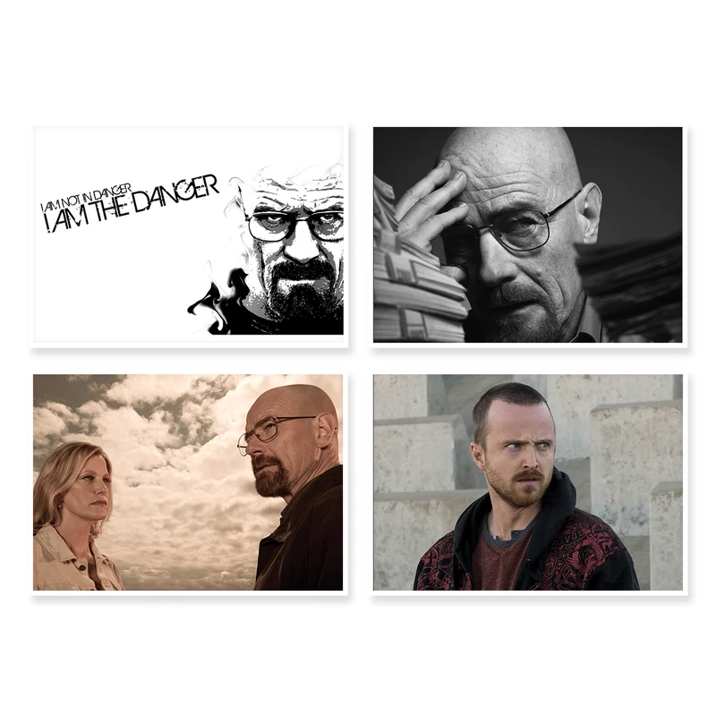 پوستر طرح Breaking Bad کد A-1273 مجموعه 4 عددی