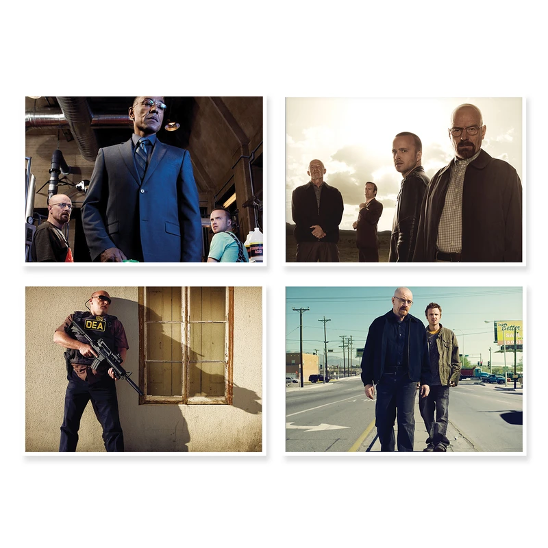 پوستر طرح Breaking Bad کد A-1276 مجموعه 4 عددی