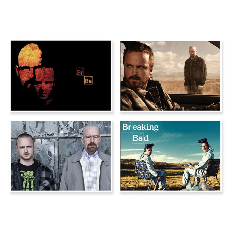 پوستر طرح Breaking Bad کد A-1277 مجموعه 4 عددی