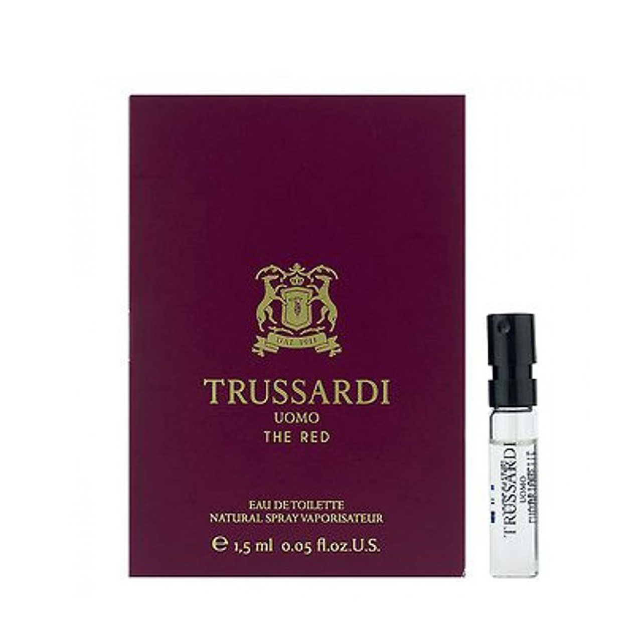 عطر جیبی زنانه تروساردی مدل Uomo the red حجم 1.5 میلی لیتر