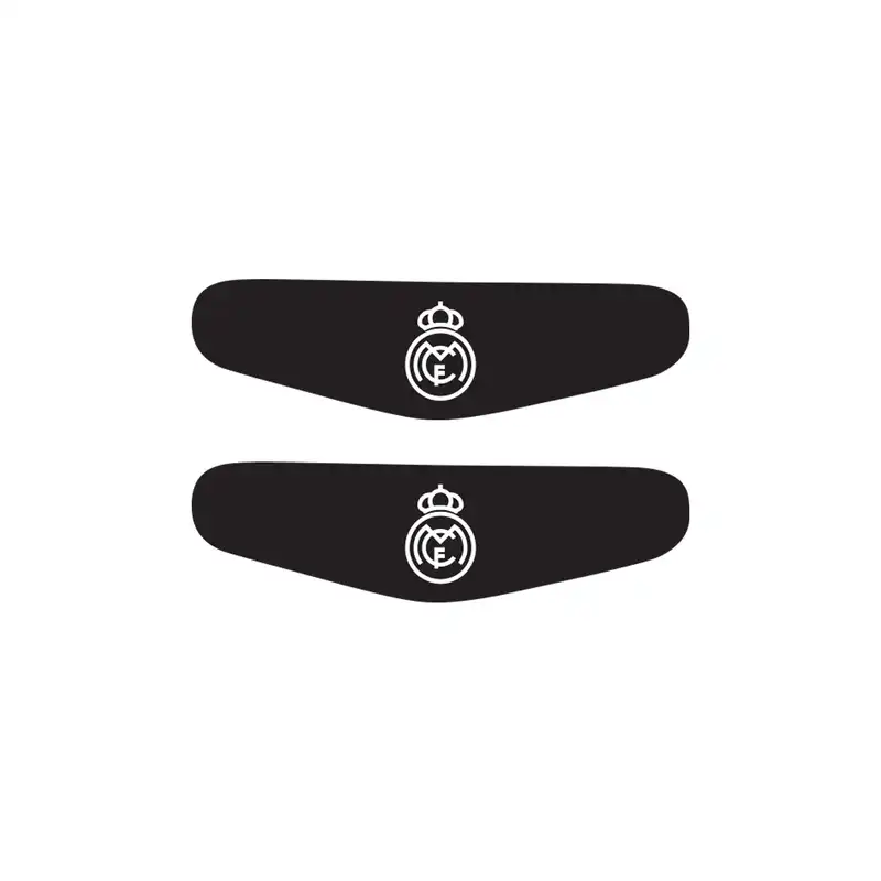 برچسب لایت بار دسته پلی استیشن 4 گراسیپا طرح لوگو رئال کد G-106 بسته ۲ عددی