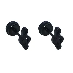 پیرسینگ گوش طرح نت موسیقی کد Ps05 بسته 2 عددی