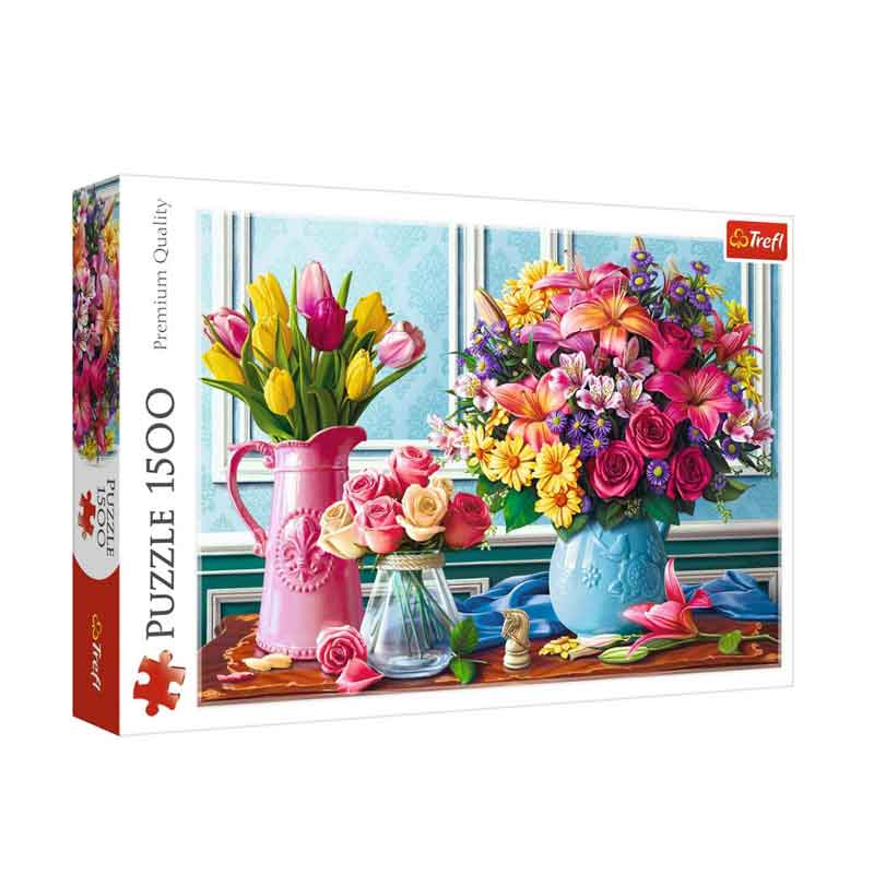 آنباکس پازل 1500 تکه ترفل مدل Flowers in the Vases کد TR26157 توسط Farzane Kamand در تاریخ ۲۸ بهمن ۱۴۰۰