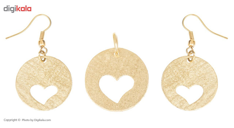 نیم ست برنزی کارول مدل CAA004