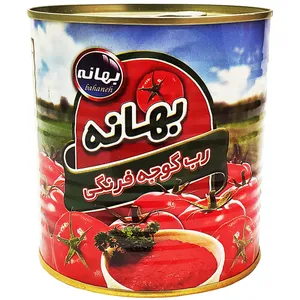رب گوجه فرنگی بهانه مقدار 800 گرم