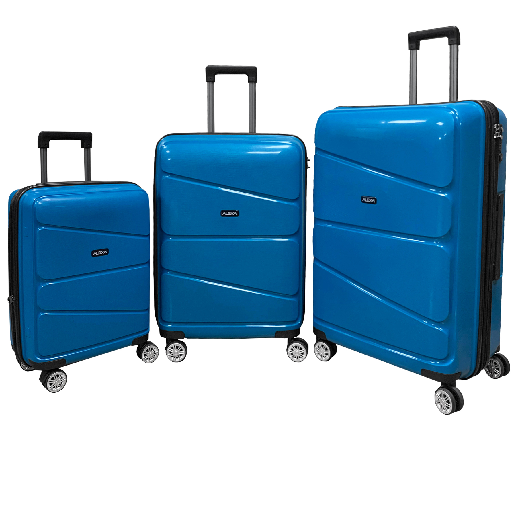 نقد و بررسی مجموعه سه عددی چمدان الکسا مدل ALX888 توسط خریداران