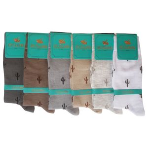 نقد و بررسی جوراب مردانه ال سون طرح کاکتوس کد PH252 مجموعه 6 عددی توسط خریداران