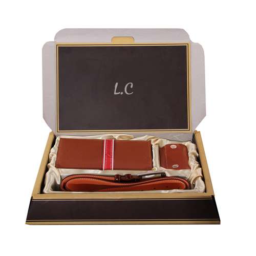 ست هدیه مردانه شهر چرم کد 91-1-136