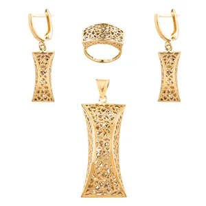نیم ست طلا 18 عیار زنانه کد N119