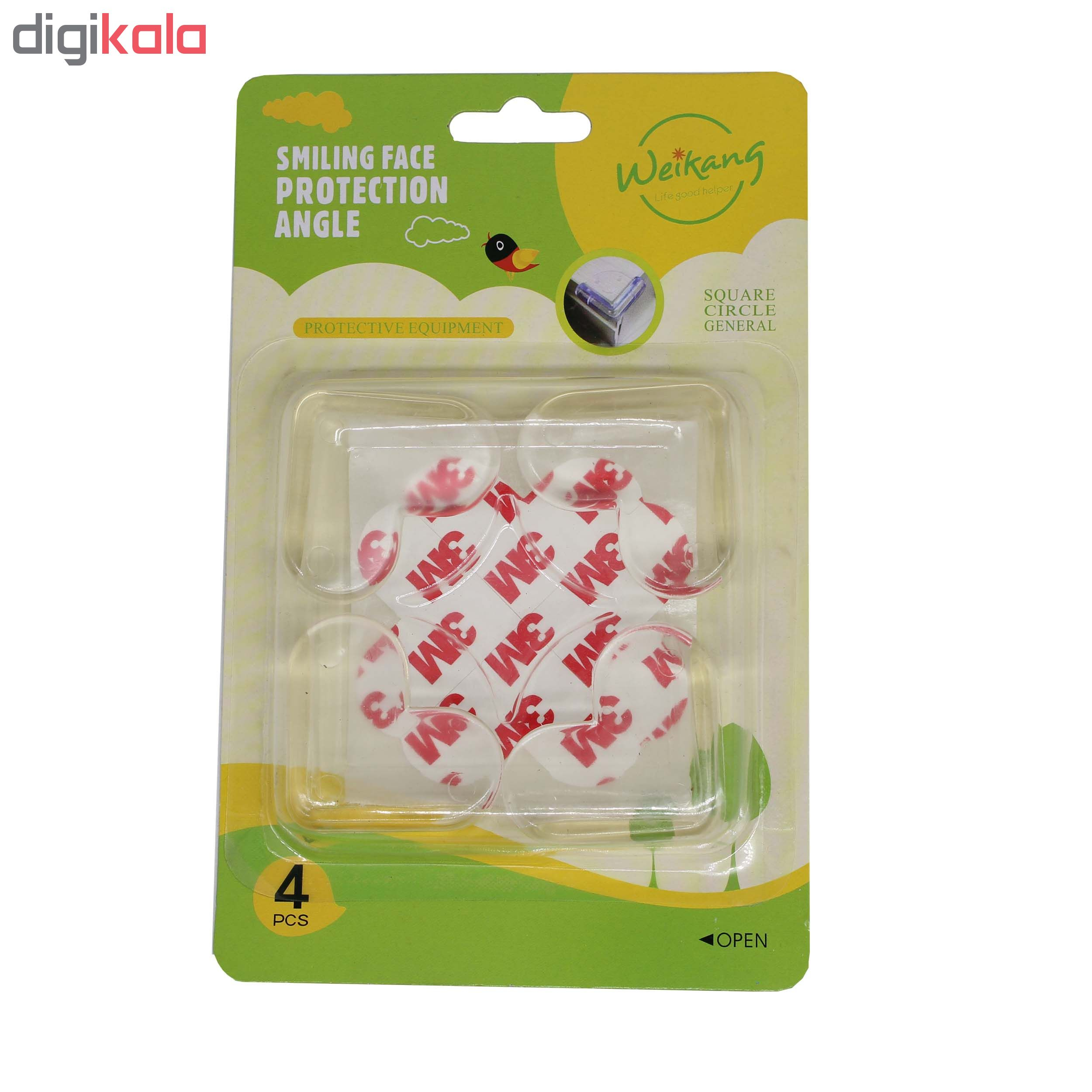 محافظ لبه  ویکنگ طرح قلب کد k1-1231 بسته 4 عددی