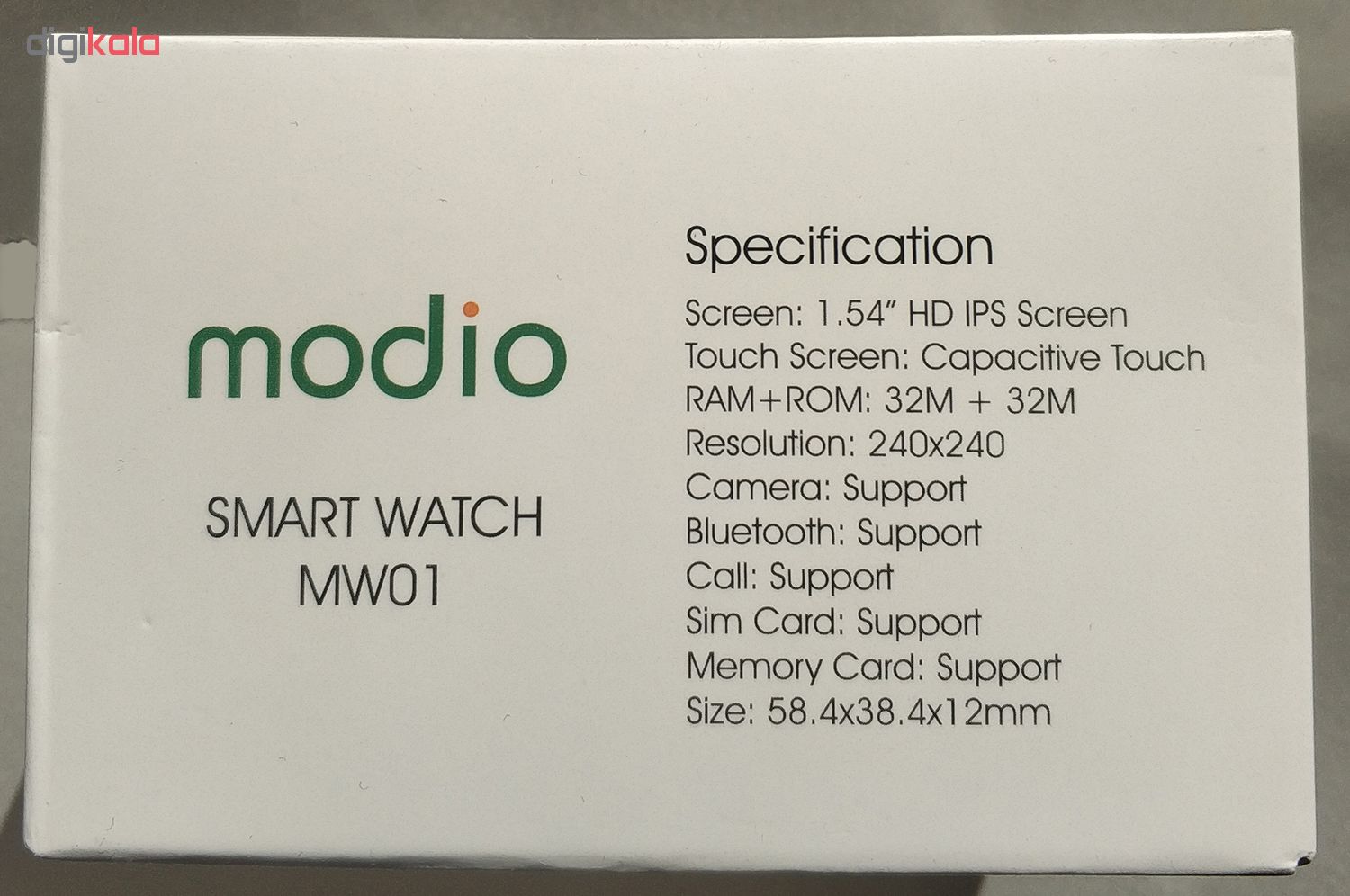 ساعت هوشمند مودیو مدل MW01