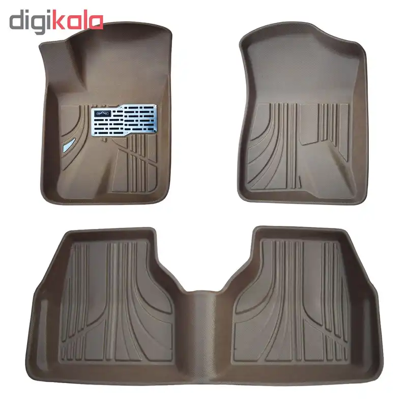 کفپوش سه بعدی خودرو مکس مدل K009 مناسب برای سمند