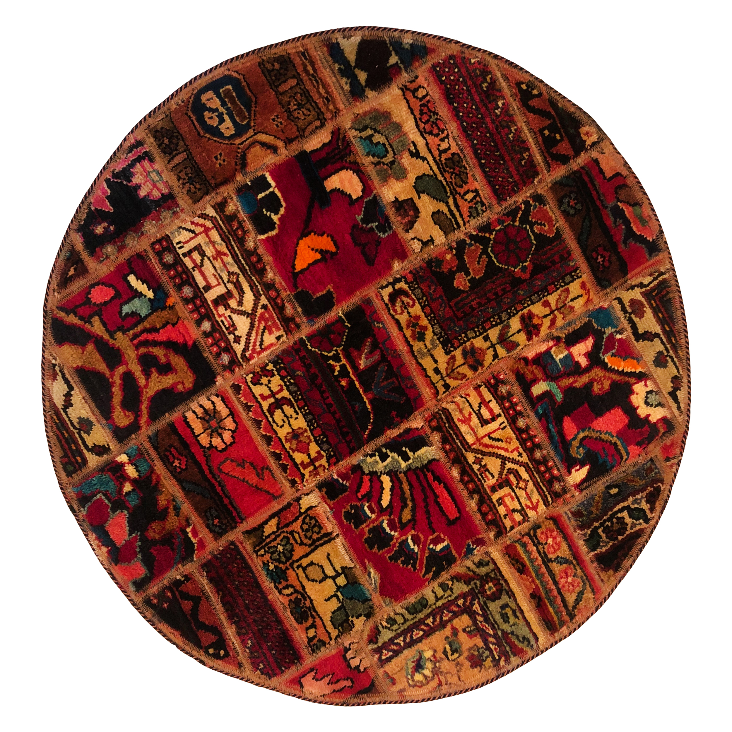 کلاژ فرش دستبافت یک متری کد 018