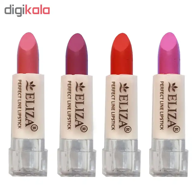 رژ لب جامد الیزا مدل Mini-F1 بسته ۴ عددی