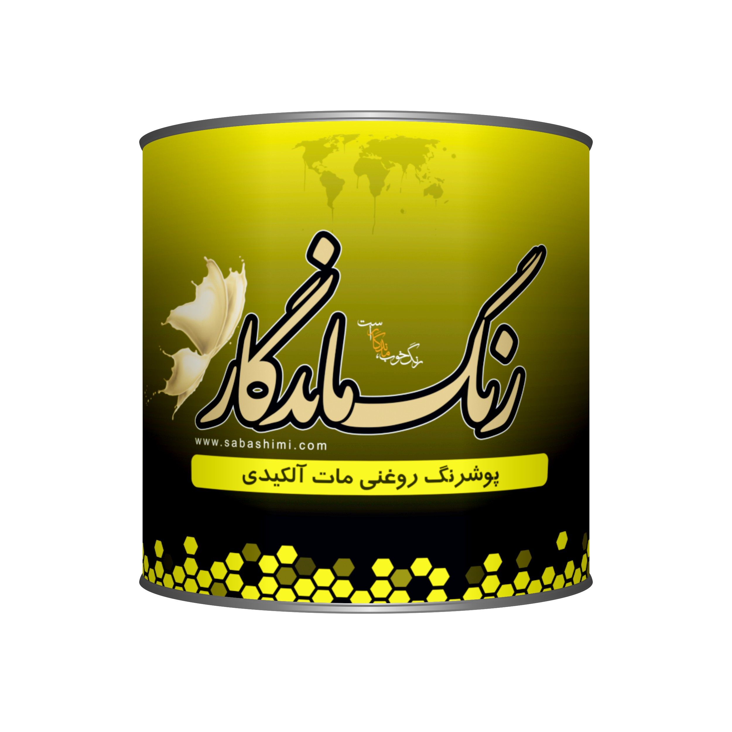 رنگ روغنی رنگ ماندگار كد 300 حجم 3.785 ليتر