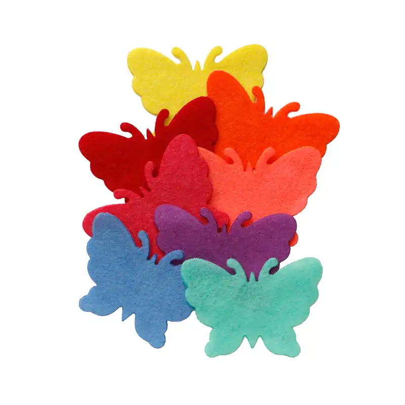 الگو نمد طرح پروانه مدل ONP10 بسته 8 عددی