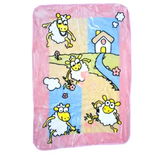 پتوی نوزادی گلبافت کد 374 سایز 110x80 سانتی متر