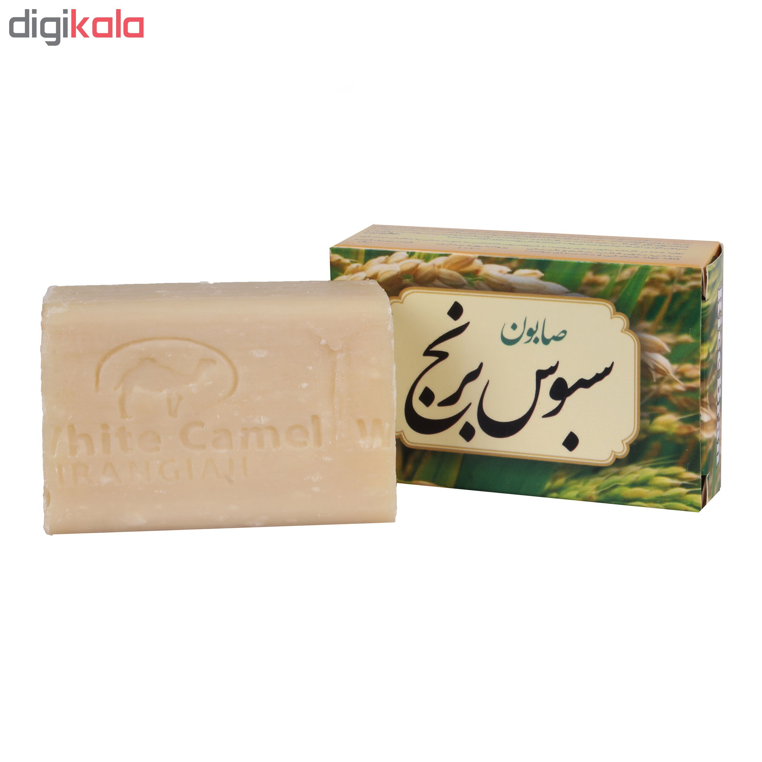 صابون شستشو ایران گیاه مدل شیر و سبوس برنج 100 گرم صابون شستشو ایران گیاه مدل شیر و سبوس برنج 100 گرم
