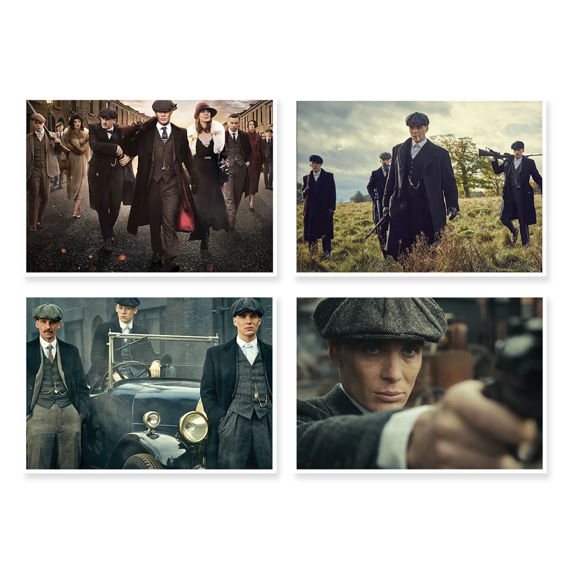 پوستر طرح Peaky Blinders کد A-1332 مجموعه 4 عددی