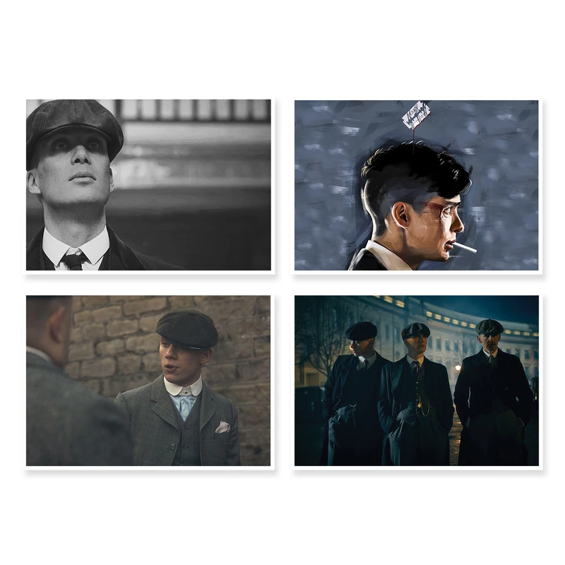 پوستر طرح Peaky Blinders کد A-1334 مجموعه 4 عددی