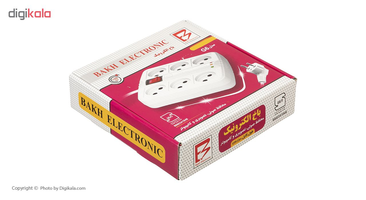 محافظ ولتاژ آنالوگ باخ الکترونیک مدل G6-2 مناسب برای لوازم صوتی و تصویری