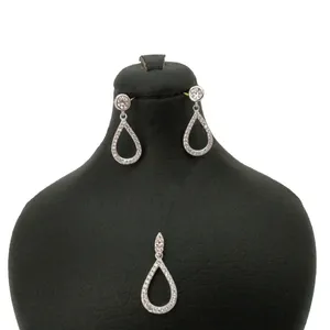 نیم ست نقره زنانه کد P237