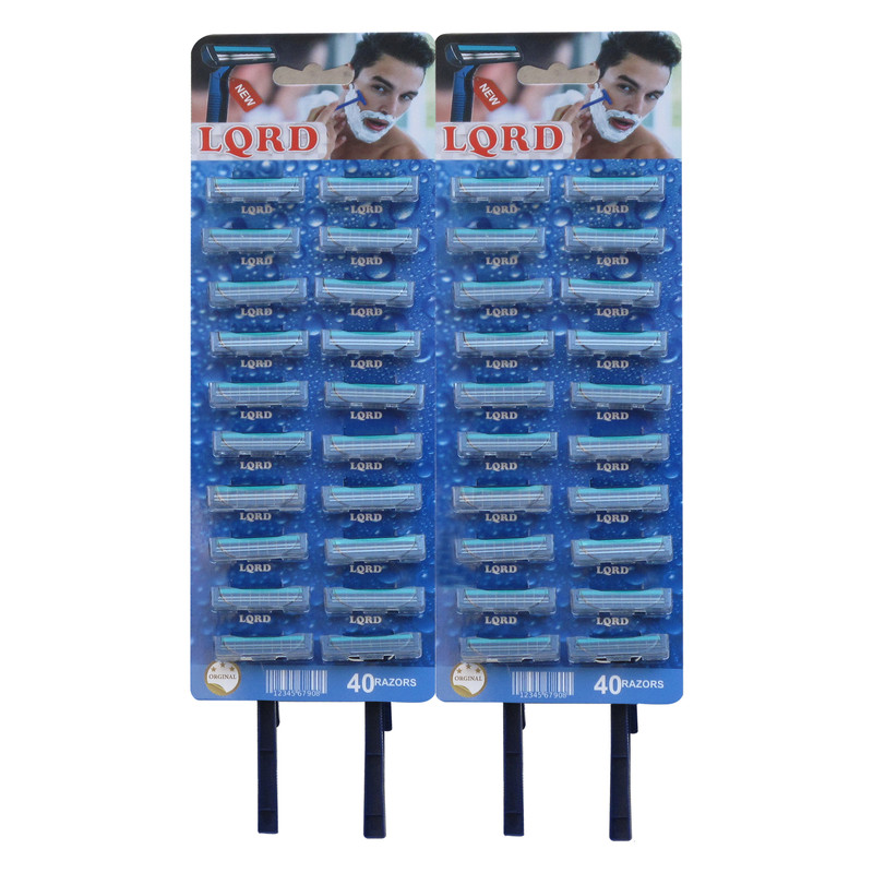 خودتراش ال کیو آر دی مدل SUPER PLATINUM بسته 40 عددی