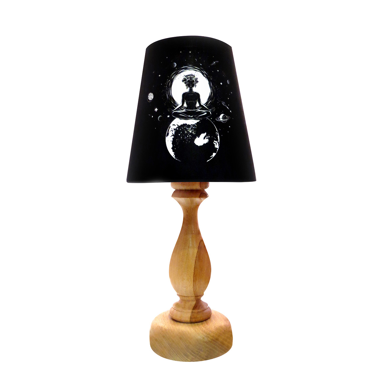 آباژور رومیزی برگ صدق طرح راز مراقبه کد AB01