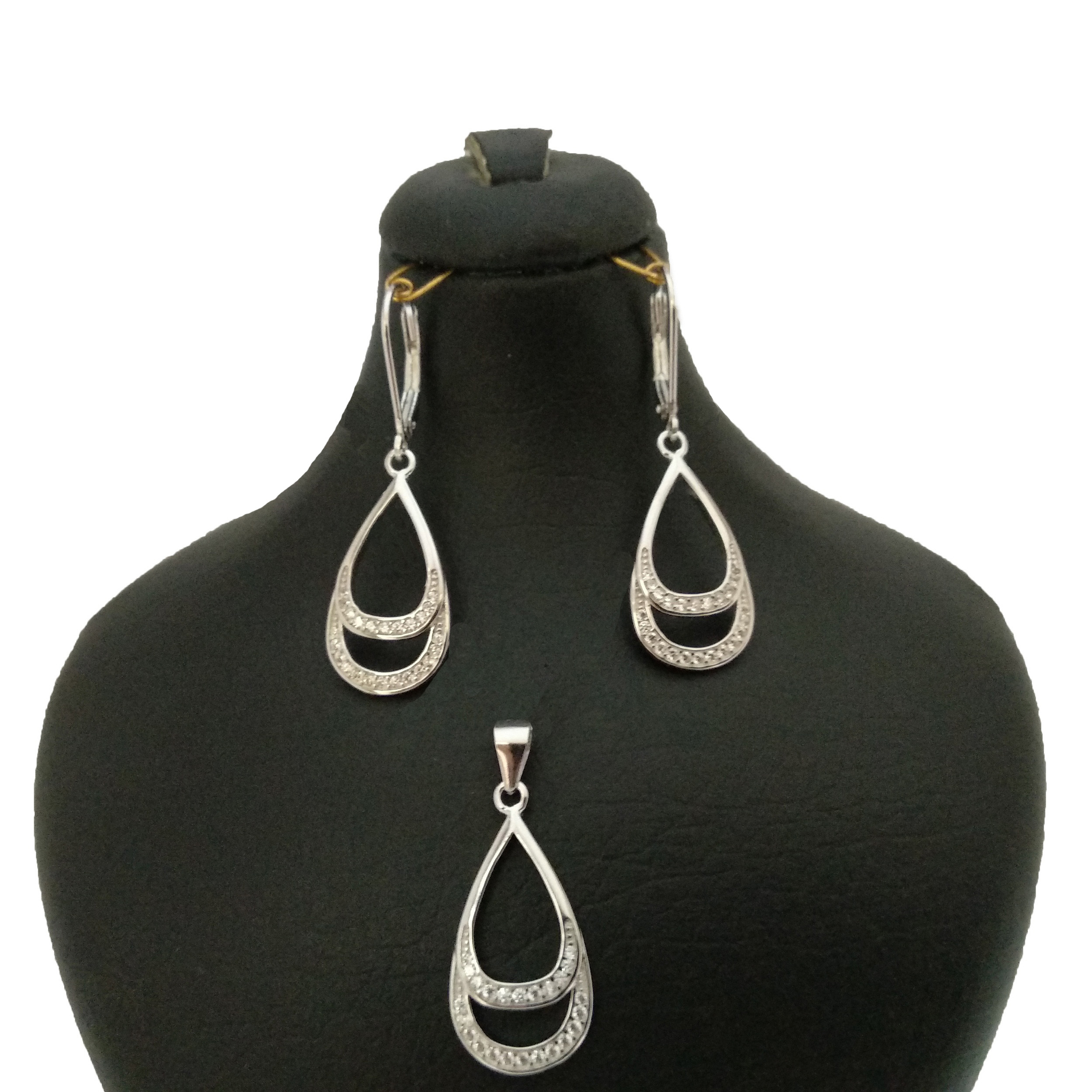 نیم ست نقره زنانه کد P242