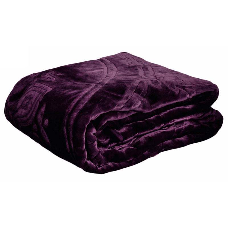 پتوی نرمینه بافت مدل ترمه سایز 220x240 سانتی متر