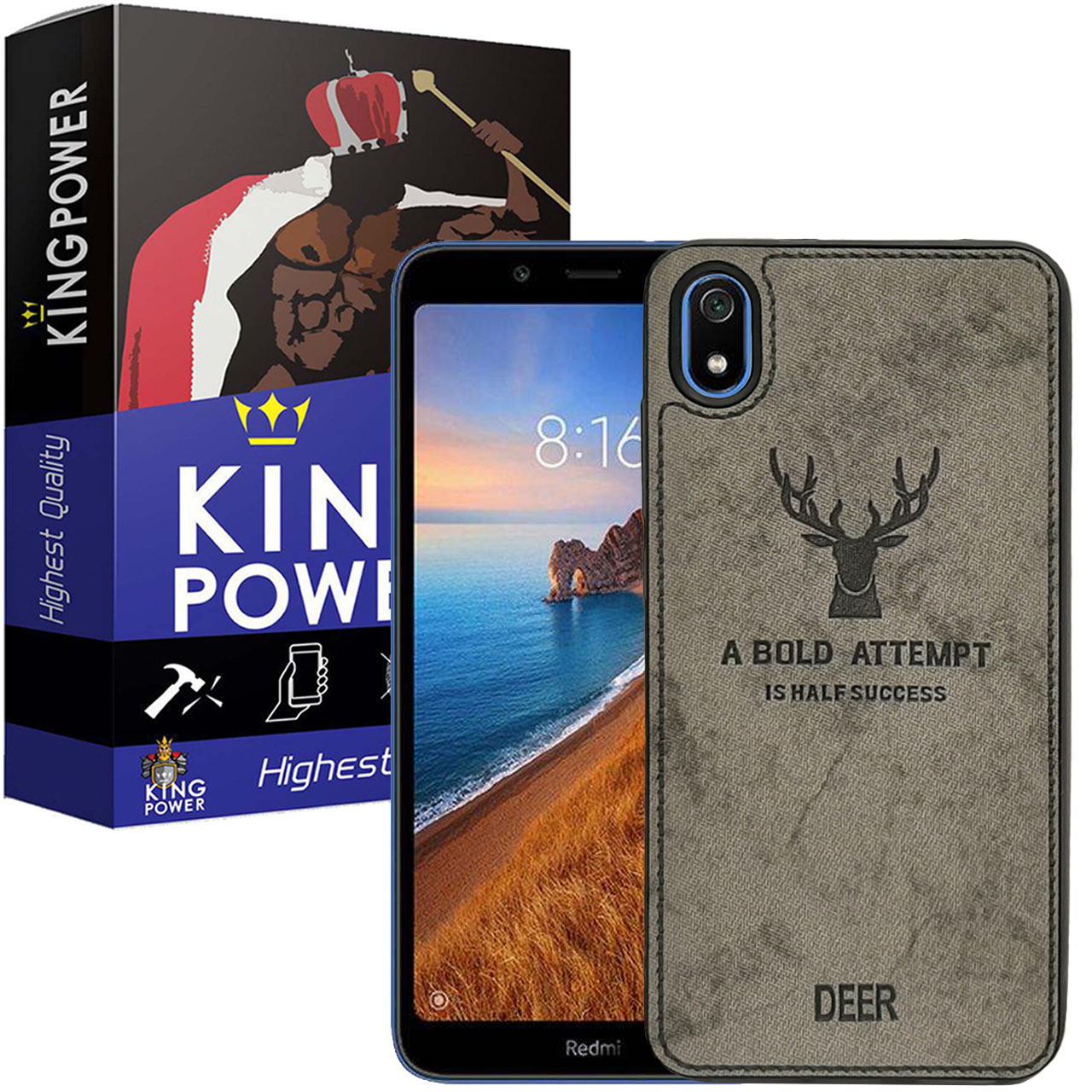 کاور کینگ پاور مدل D21 مناسب برای گوشی موبایل شیائومی Redmi 7A
