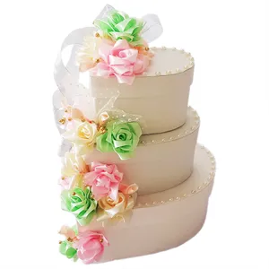 جعبه هدیه مدل قلبی کد LW-330 مجموعه سه عددی