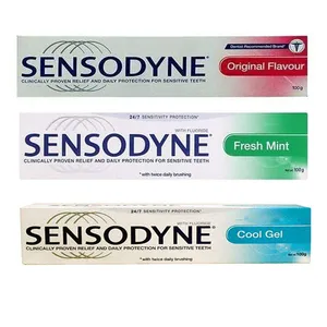 خمیر دندان سنسوداین کد 123 حجم 100 میلی لیتر مجموعه 3 عددی