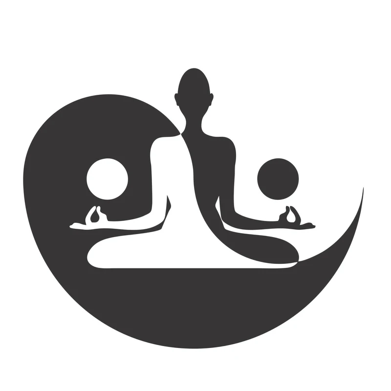 استیکر دیواری طرح یوگا کد ۱