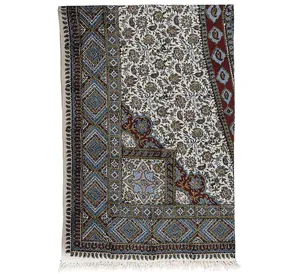 سفره قلمکار ممتاز اثر عطریان طرح 4 سایز 135 × 200 سانتی متر