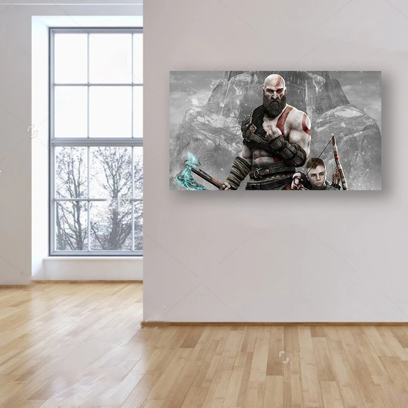 تابلو شاسی طرح بازی God of war کد 0099