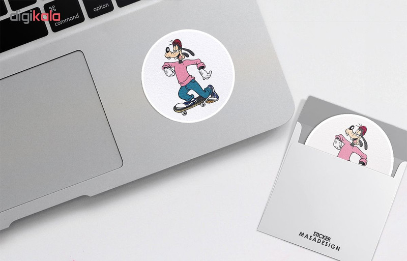استیکر لپ تاپ ماسا دیزاین طرح انیمیشن مدل STK492