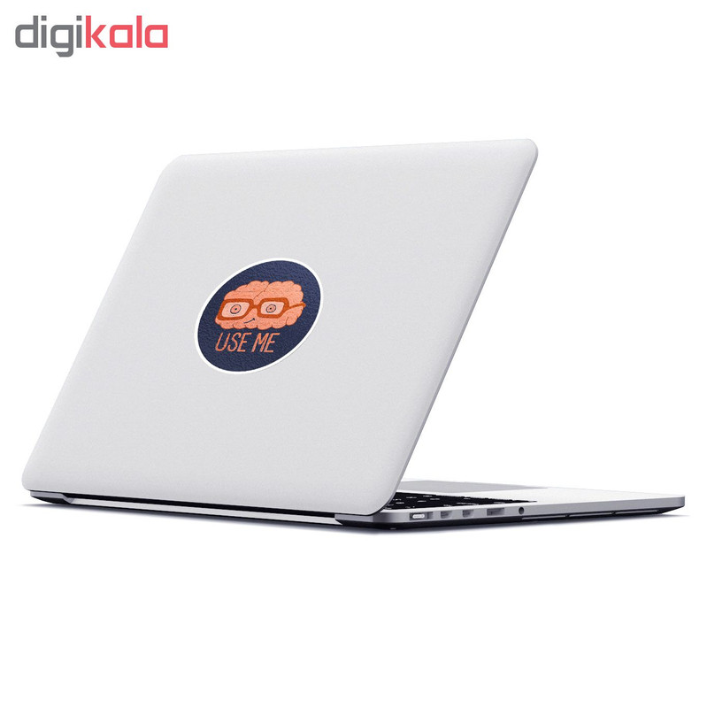 استیکر لپ تاپ ماسا دیزاین طرح مغز برتر مدل STK518