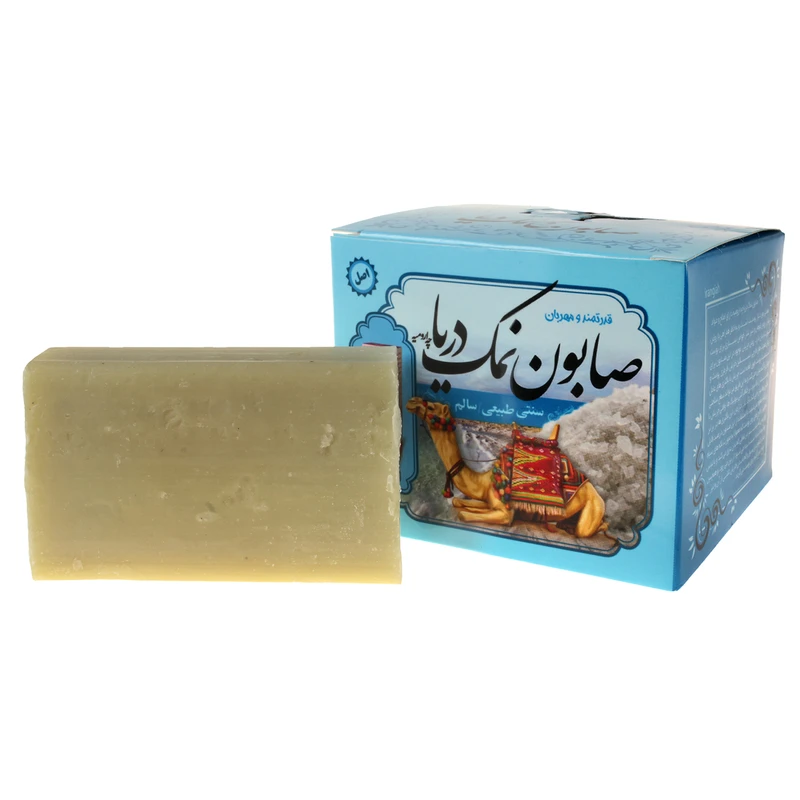 صابون شستشو ایران گیاه مدل نمک دریا وزن 100 گرم
