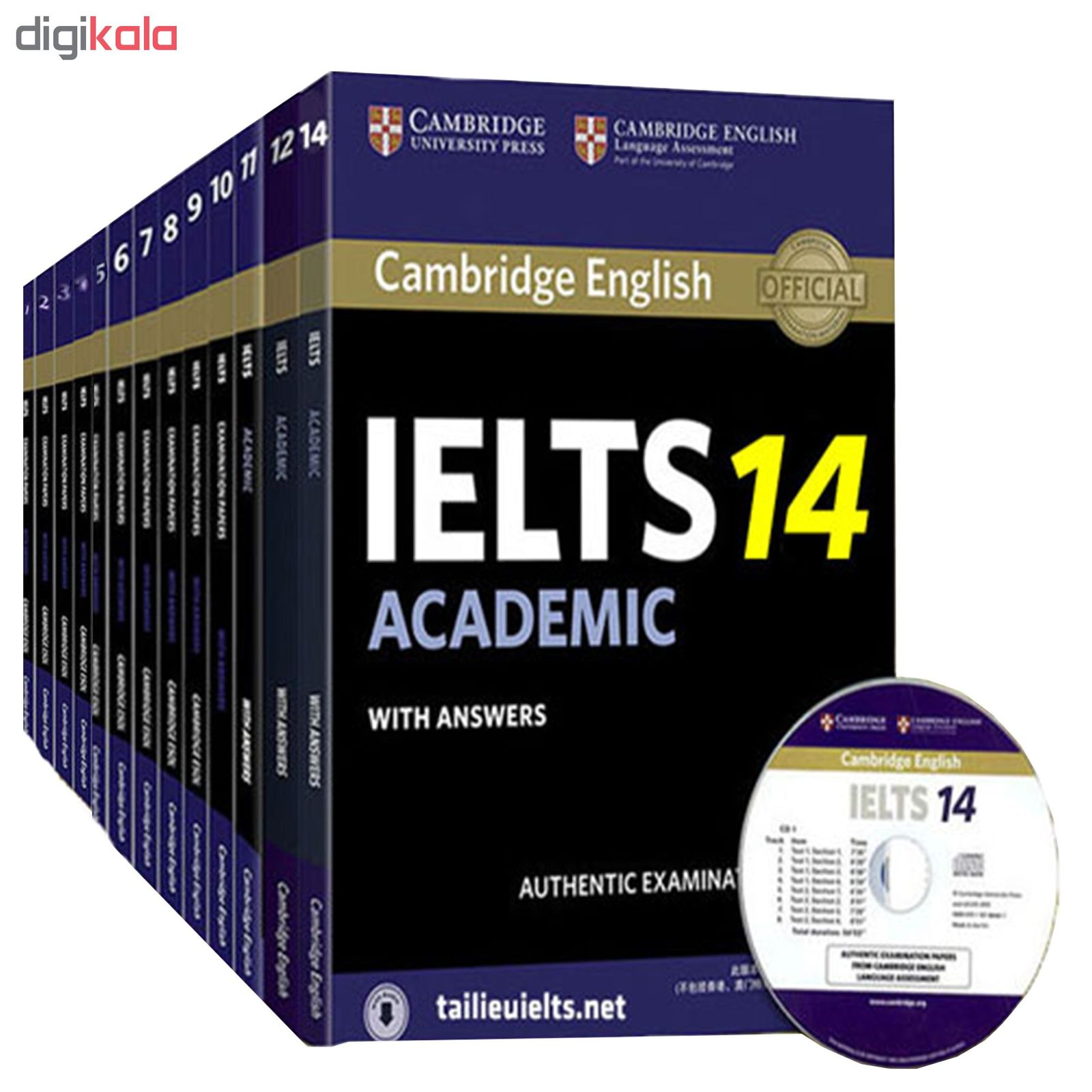 کتاب CAMBRIDGE ENGLISH IELTS اثر جمعی از نویسندگان انتشارات CAMBRIDGE مجموعه 18 جلدی