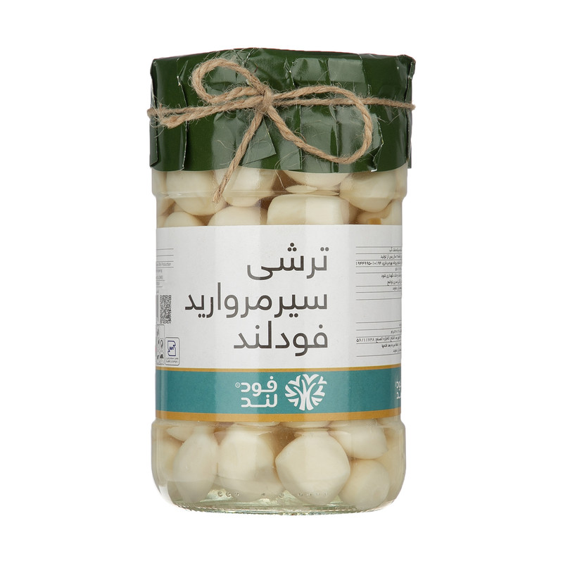 ترشی سیر مروارید فودلند مقدار 670 گرم