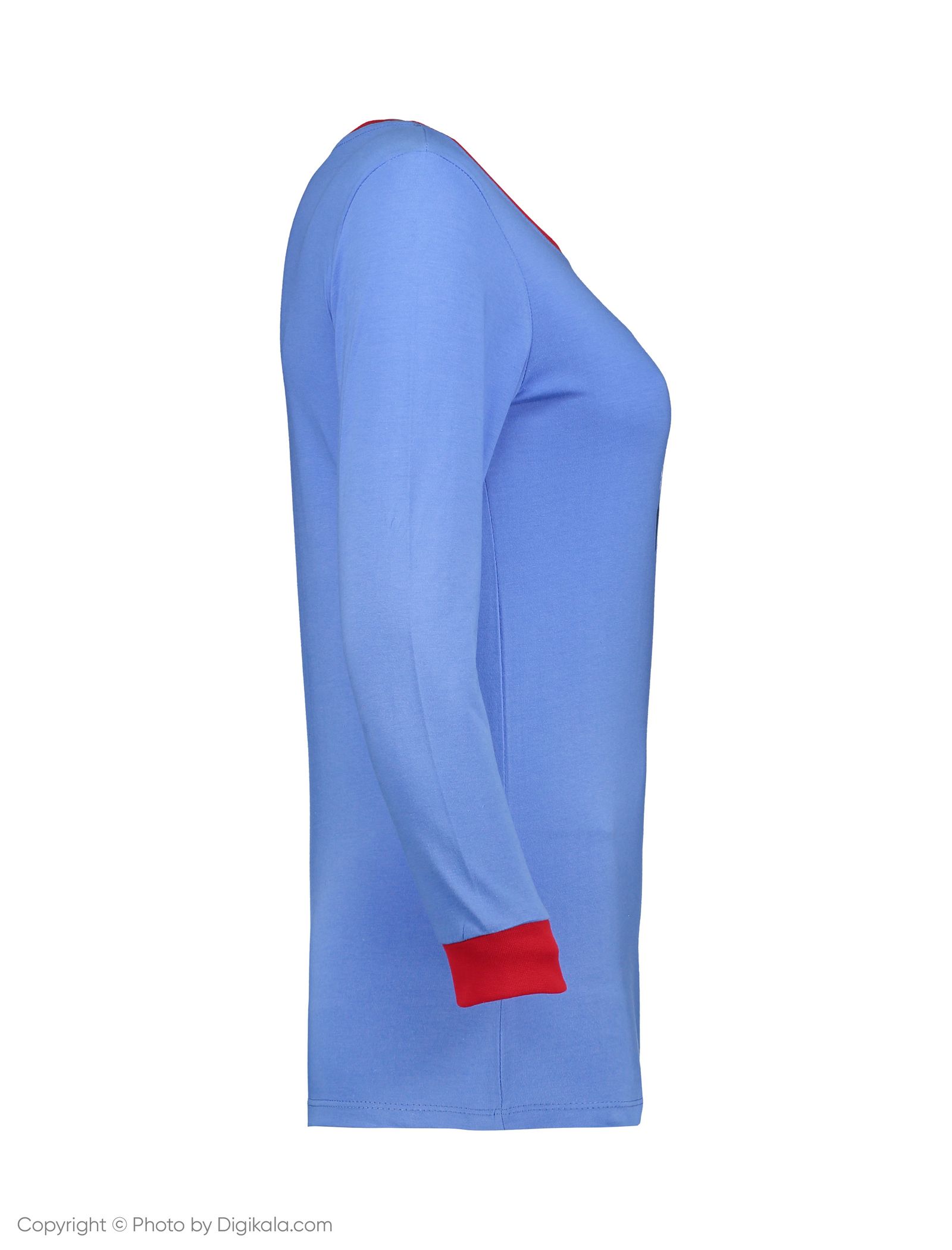 ست تی شرت و شلوار راحتی زنانه ناربن مدل 1521167-56 - آبی فولادی - 4