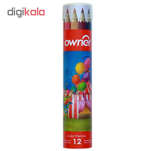 مداد رنگی 12 رنگ اونر کد 53205