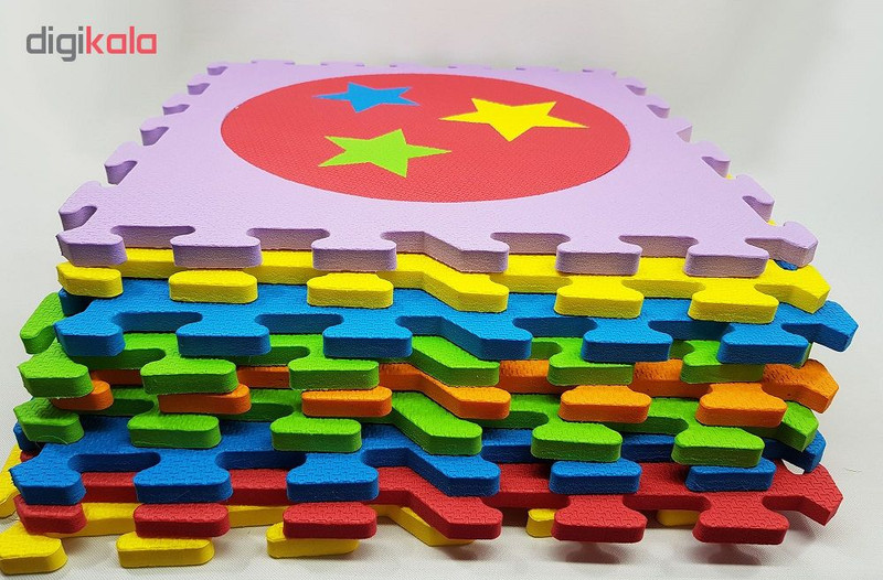 تشک بازی طرح شناخت اشکال سایز 33×33 سانتی متر بسته 9 عددی